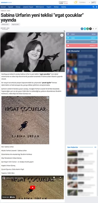 2021.07.08, Demokrat Haber, IRGAT ÇOCUKLAR
